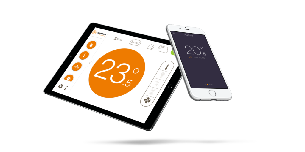 iQontrol apps on tablet and phone